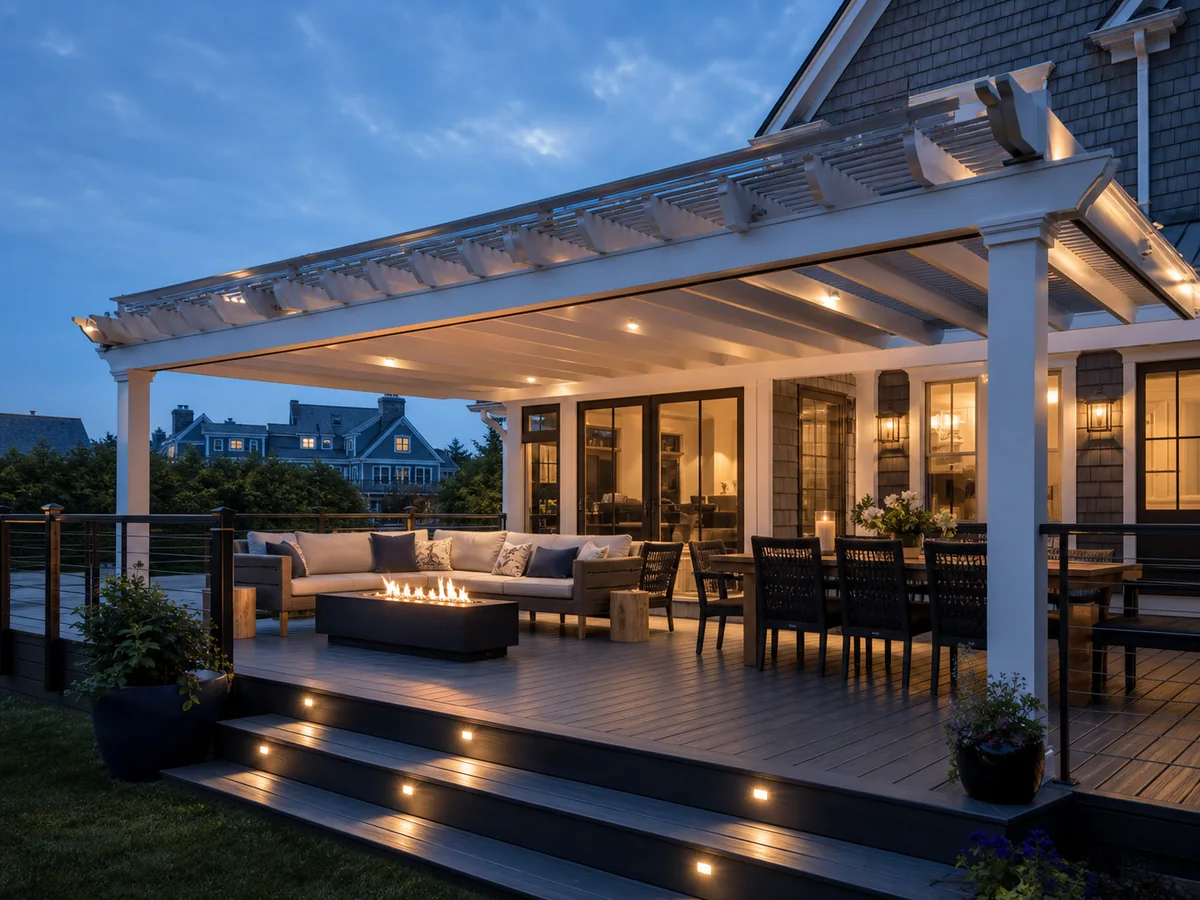 Pergolas & Railings for Harbor Decking project inspiration