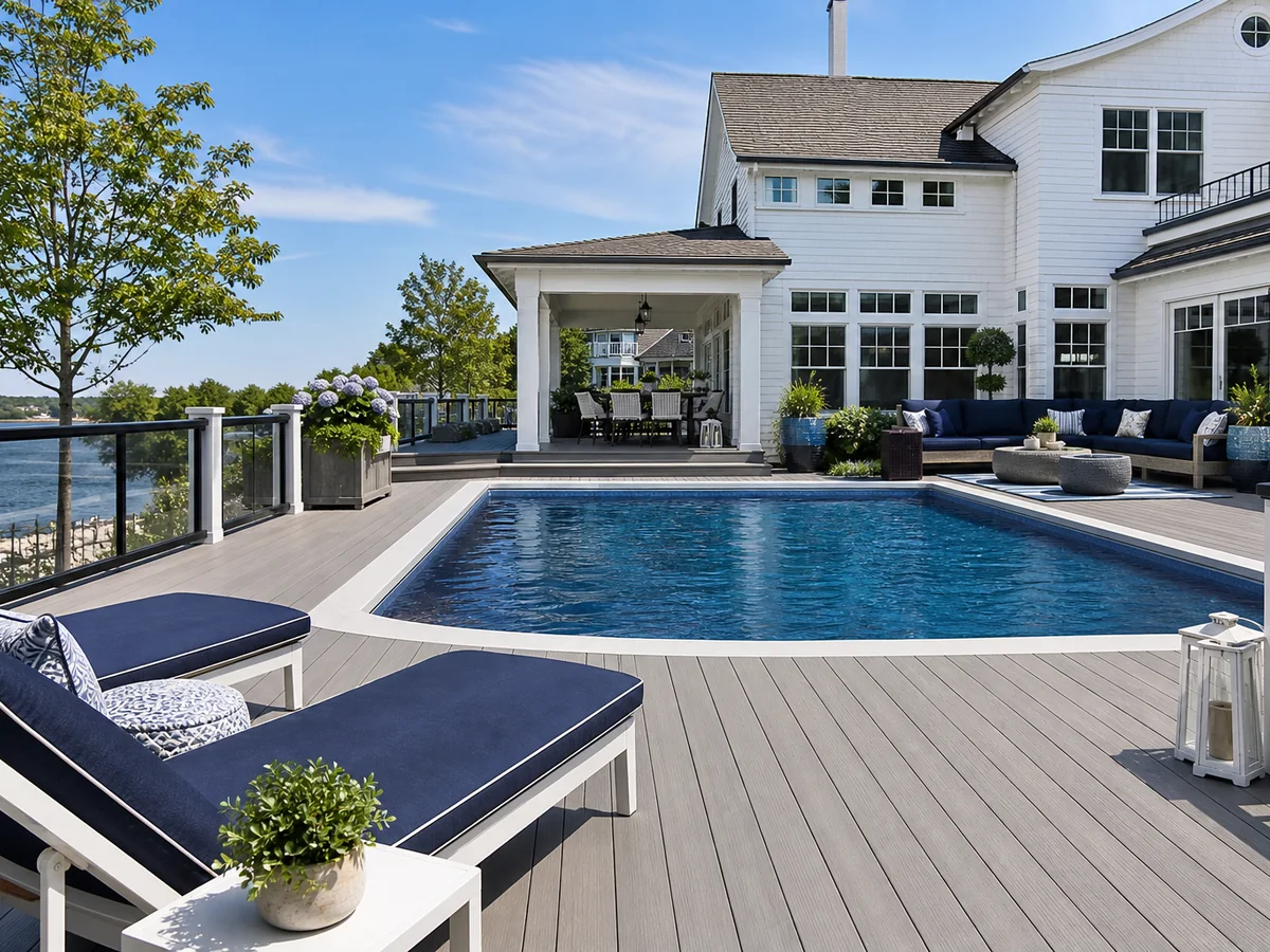 Pool Deck Inspiration for Harbor Decking project inspiration