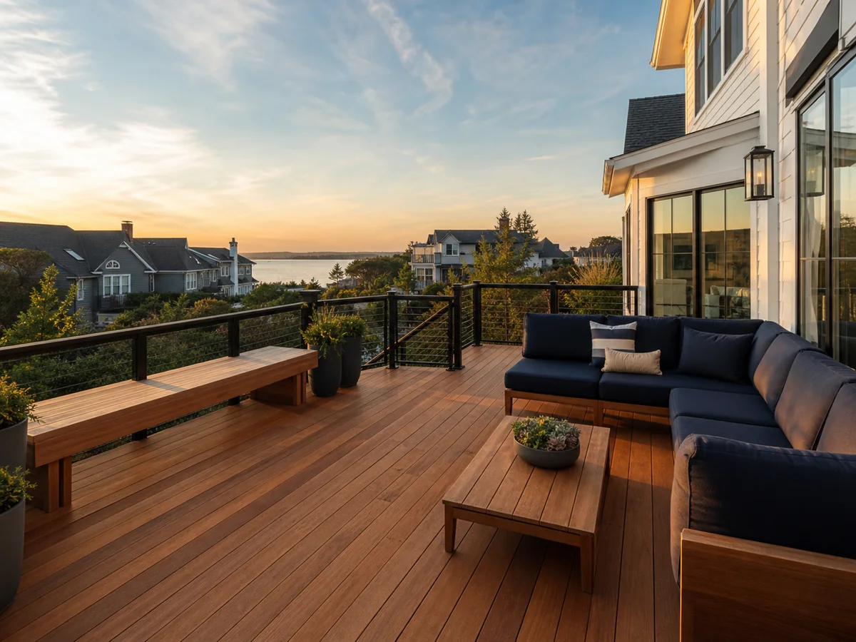 Wood Deck Details for Harbor Decking project inspiration